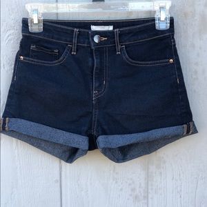 H&M Dark Blue Denim Shorts
